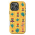 Personalized Retro Warp Floral Groovy iPhone Case